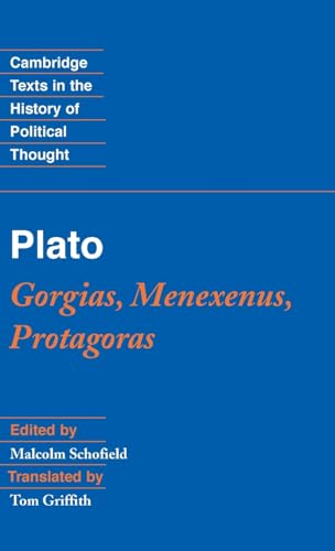 Stock image for Plato: Gorgias, Menexenus, Protagoras for sale by Daedalus Books