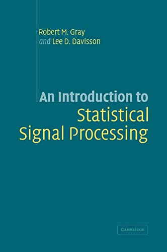 9780521838603: An Introduction to Statistical Signal Processing Hardback