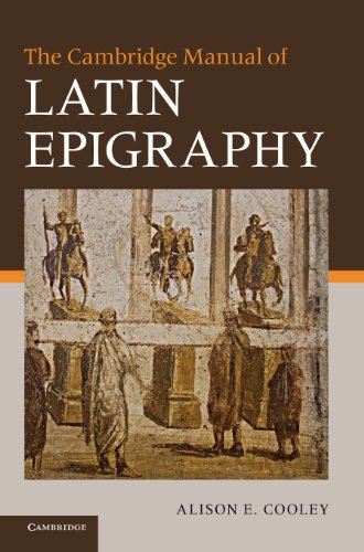 9780521840262: The Cambridge Manual of Latin Epigraphy Hardback