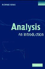 9780521840729: Analysis Hardback: An Introduction