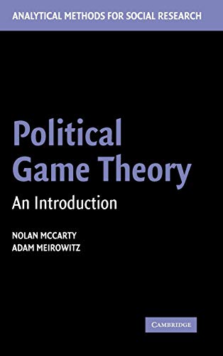 Stock image for Political Game Theory: An Introduction (Analytical Methods for Social Research) for sale by HPB-Red
