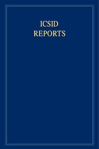 Beispielbild fr ICSID Reports: Volume 7: 07 (International Convention on the Settlement of Investment Disputes Reports) zum Verkauf von AwesomeBooks