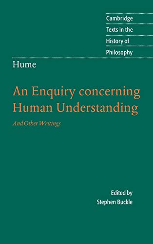 9780521843409: Hume: An Enquiry concerning Human Understanding Hardback: An Enquiry Conc Human Underst (Cambridge Texts in the History of Philosophy)