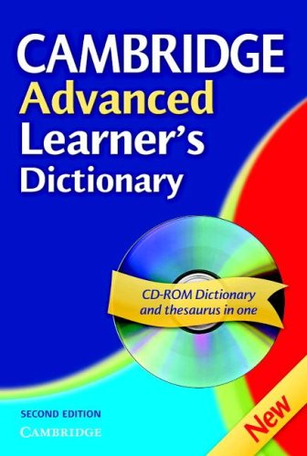 9780521843799: Cambridge Advanced Learner's Dictionary Hardback with CD ROM