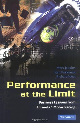 9780521844000: Performance at the Limit: Business Lessons from Formula 1 Motor Racing