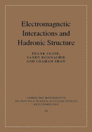 Imagen de archivo de Electromagnetic Interactions and Hadronic Structure (Volume 25) a la venta por Anybook.com