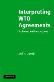 Beispielbild fr Interpreting Wto Agreements: Problems and Perspectives zum Verkauf von Buchpark