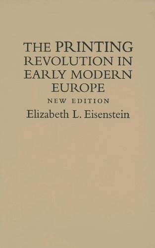 9780521845434: The Printing Revolution in Early Modern Europe