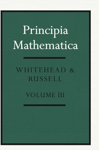 Principia Mathematica (9780521846875) by Whitehead, Alfred North; Russell, Bertrand