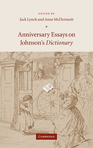 Imagen de archivo de Anniversary Essays on Johnson's Dictionary a la venta por ThriftBooks-Atlanta