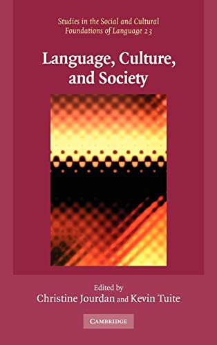 Stock image for Language, Culture, and Society: Key Topics in Linguistic Anthropology (Studies in the Social and Cultural Foundations of Language, Series Number 23) for sale by Lucky's Textbooks