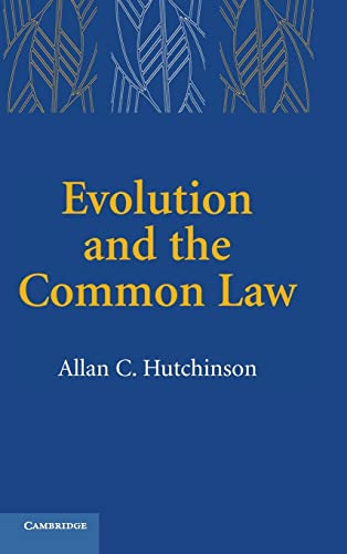 Beispielbild fr Evolution and the Common Law zum Verkauf von ThriftBooks-Dallas