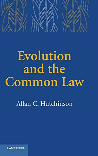 9780521849685: Evolution and the Common Law