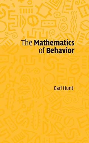 9780521850124: The Mathematics of Behavior Hardback