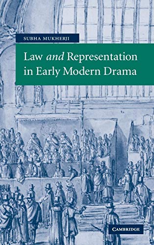 Law And Representation In Early Modern Drama