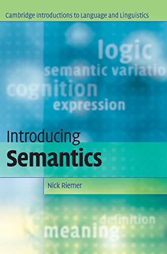 9780521851923: Introducing Semantics