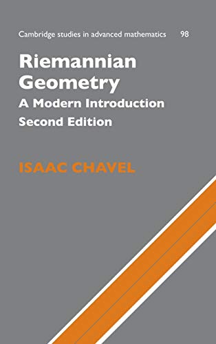 9780521853682: Riemannian Geometry: A Modern Introduction