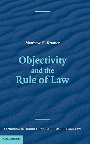 Imagen de archivo de Objectivity and the Rule of Law a la venta por Books Puddle