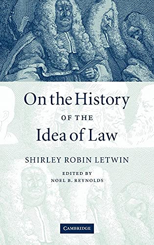 9780521854238: On the History of the Idea of Law Hardback