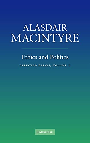 9780521854382: Ethics and Politics: Volume 2 Hardback: Selected Essays