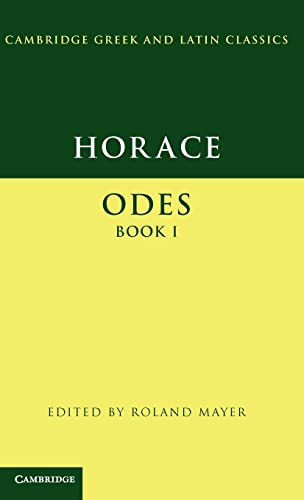 9780521854733: Horace: Odes Book I Hardback (Cambridge Greek and Latin Classics)