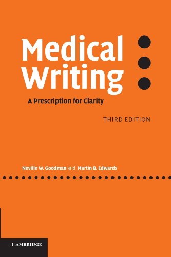 Beispielbild fr Medical Writing : A Prescription for Clarity zum Verkauf von Better World Books