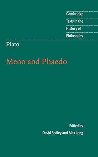 9780521859479: Plato: Meno and Phaedo (Cambridge Texts in the History of Philosophy)