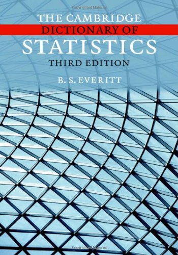 9780521860390: The Cambridge Dictionary of Statistics