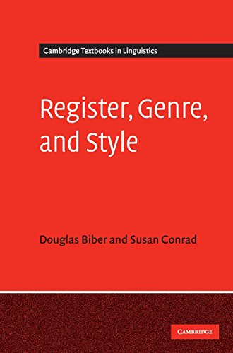 Imagen de archivo de Register, Genre, and Style (Cambridge Textbooks in Linguistics) a la venta por BooksRun