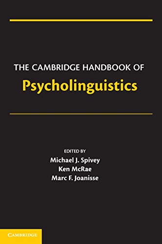 9780521860642: The Cambridge Handbook of Psycholinguistics Hardback (Cambridge Handbooks in Psychology)