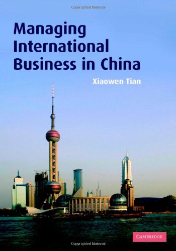 9780521861885: Managing International Business in China