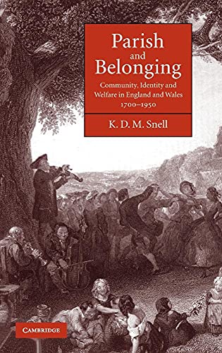 9780521862929: Parish and Belonging: Community, Identity and Welfare in England and Wales, 1700–1950