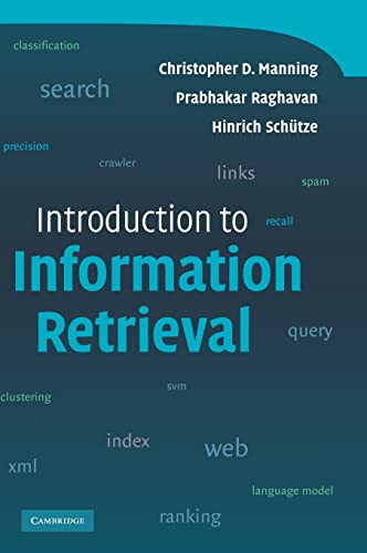 Imagen de archivo de Introduction to Information Retrieval a la venta por Textbooks_Source