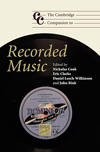 9780521865821: The Cambridge Companion to Recorded Music (Cambridge Companions to Music)