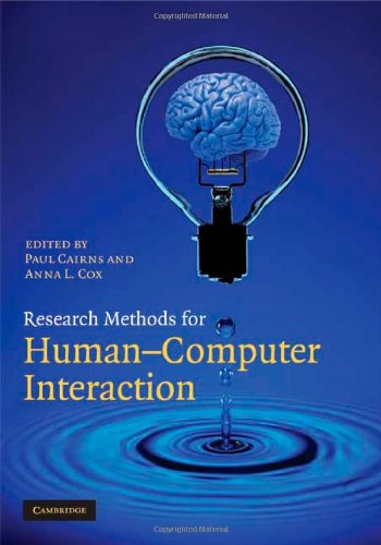 9780521870122: Research Methods for Human-Computer Interaction