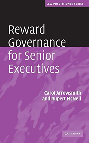 Beispielbild fr Reward governance for senior executives. zum Verkauf von Kloof Booksellers & Scientia Verlag