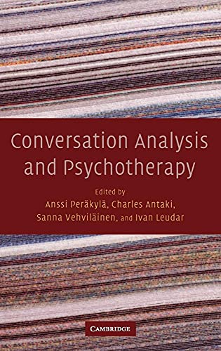 Imagen de archivo de Conversation Analysis and Psychotherapy a la venta por Book Dispensary