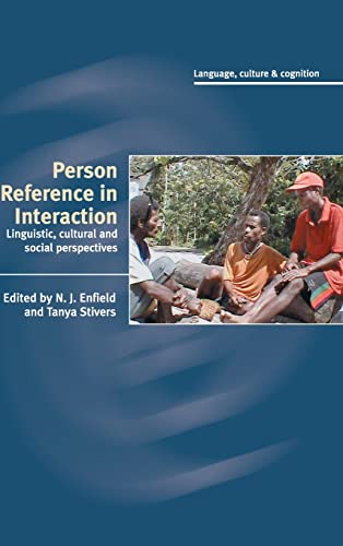 Stock image for Person Reference In Interaction: Linguistic, Cultural And Social Perspectives (language Culture And Cognition) for sale by Basi6 International