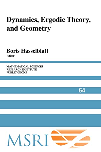 Imagen de archivo de Dynamics, Ergodic Theory and Geometry (Mathematical Sciences Research Institute Publications) a la venta por cornacres