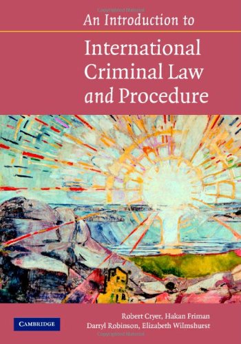 Stock image for An Introduction to International Criminal Law and Procedure for sale by BOOKWEST