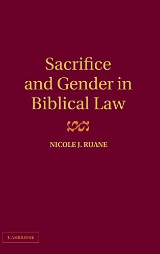 9780521877244: Sacrifice and Gender in Biblical Law
