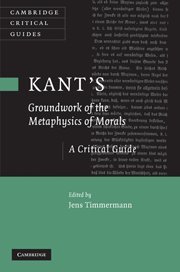 Beispielbild fr Kant'S Grndwrk Metaphysics Morals Hb zum Verkauf von Iridium_Books
