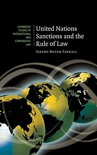 9780521878029: United Nations Sanctions and the Rule of Law (Cambridge Studies in International and Comparative Law, Series Number 56)