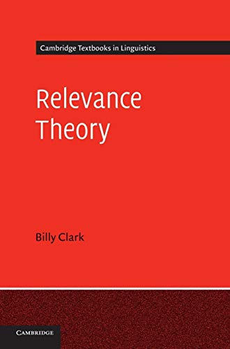 9780521878203: Relevance Theory