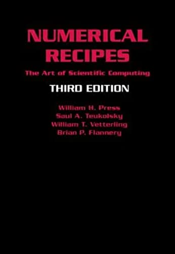 Stock image for Numerical Recipes 3rd Edition: The Art of Scientific Computing for sale by ThriftBooks-Atlanta