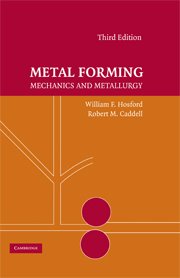 Beispielbild fr Metal Forming: Mechanics and Metallurgy zum Verkauf von GF Books, Inc.