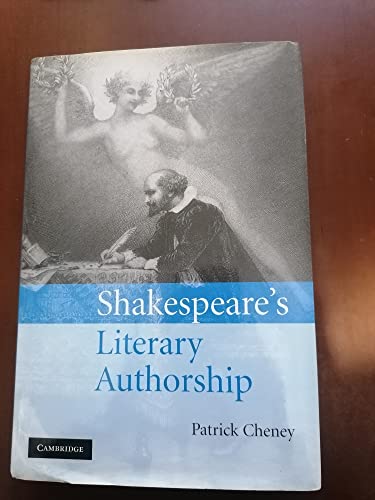 9780521881661: Shakespeare's Literary Authorship