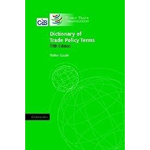 9780521885065: Dictionary of Trade Policy Terms