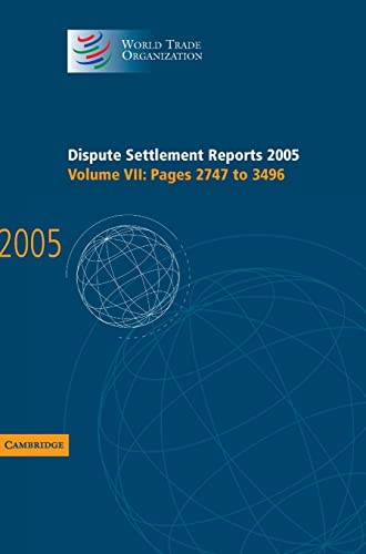 9780521885492: Dispute Settlement Reports 2005: Volume 7