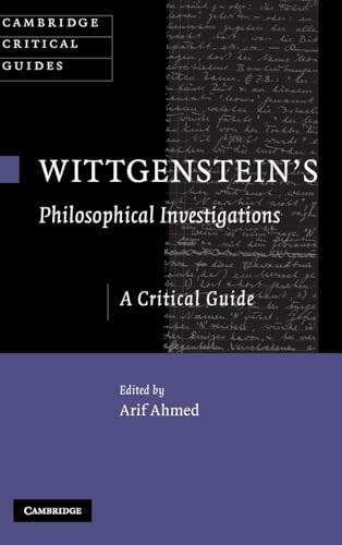 Stock image for Wittgenstein's Philosophical Investigations: A Critical Guide (Cambridge Critical Guides) for sale by Lucky's Textbooks